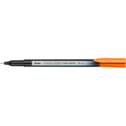 Rostirón, tűfilc 0,4mm, Pentel Pointliner narancssárga Tűfilc PENTEL