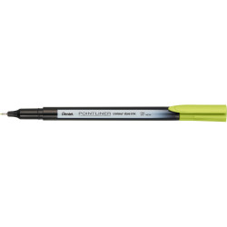 Rostirón, tűfilc 0,4mm, Pentel Pointliner limezöld Tűfilc PENTEL
