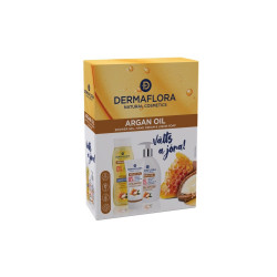 Dermaflora Argan Bőrápoló Ajándékcsomag 0% szintetikus adalékanyag Sampon, tusfürdő, testápoló, hintőpor Egyéb