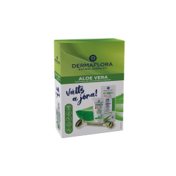 Dermaflora Aloe Vera Bőrápoló Ajándékcsomag 0% szintetikus adalékanyag Sampon, tusfürdő, testápoló, hintőpor Egyéb