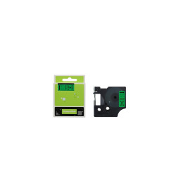 Feliratozógép szalag kompatibilis Dymo S0720740/40919 9mmx7m ECO fekete/zöld Nyomtató és feliratozó gép, kellékek Eco