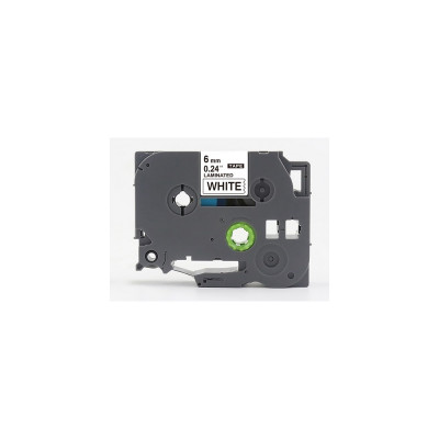 Feliratozógép szalag Brother TZE211 6mm ECO fekete/fehér