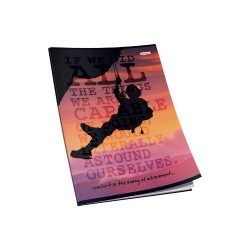 Füzet A4, 40lap, kockás 80g. Connect Matt + UV lakk borító,