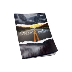 Füzet A4, 40lap, kockás 80g. Connect Matt + UV lakk borító,