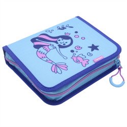 Tolltartó szögletes Connect 2021 Hableány lila/türkiz Tolltartó Connect