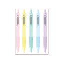 Golyóstoll 1 mm, kék tolltest, Zebra Z-Grip Pastel, írásszín kék