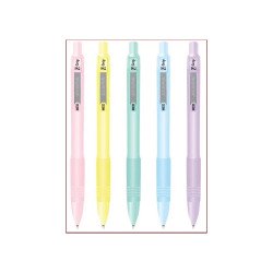 Golyóstoll 1 mm, kék tolltest, Zebra Z-Grip Pastel, írásszín kék Golyóstoll Zebra