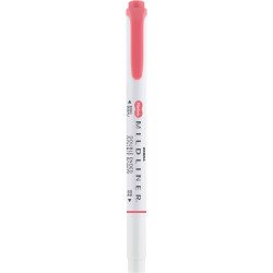 Szövegkiemelő 1,0/3,5 mm, kétvégű Zebra Mildliner Cool & Refined piros Szövegkiemelő Zebra