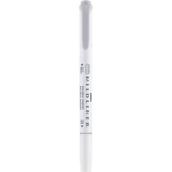 Szövegkiemelő 1,0/3,5 mm, kétvégű Zebra Mildliner Cool & Refined szürke Szövegkiemelő Zebra