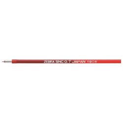 Tollbetét  0,7 mm, Zebra SNC, piros Tollbetét Zebra