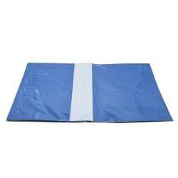 Iratvédő mappa A4, 60 tasakos kék Iratvédő mappa Icarus