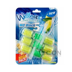 WC illatosító 3 x 57 g Wellnax Lemon Toalett tisztító, WC illatosító Egyéb