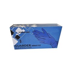 Gumikesztyű nitril púdermentes XL 100 db/doboz GUARDER® Industry kék Gumikesztyű Guarder