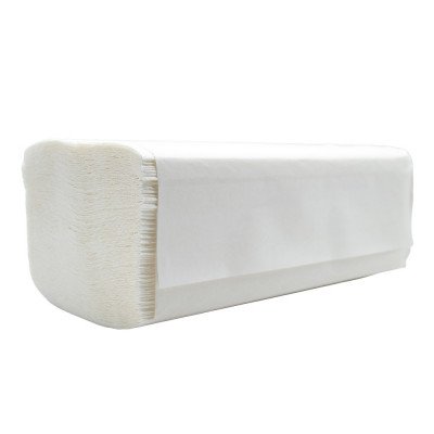 Kéztörlő 2 rétegű V hajtogatású 100 % cellulóz 150 lap/csomag 20 csomag/karton Bluering® fehér