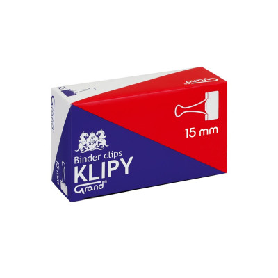 Binderkapocs 15mm, 12 db/doboz, Grand