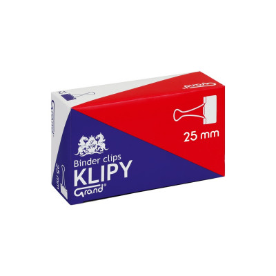 Binderkapocs 25mm, 12 db/doboz, Grand