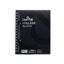 Spirálfüzet A5, 70lap vonalas perforált lyukasztott Lipa Mill vegyes színekben