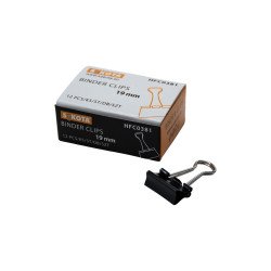 Binderkapocs 19mm, 12 db/doboz, Sakota Kapocs és adagoló Sakota