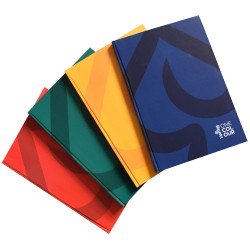 Beírókönyv A4, 96lap, keményfedeles, egyszínű, Lipa Mill vonalas Karton beíró Lipa Mill