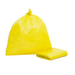 Szemeteszsák 240 liter 100 x 125 cm 80 mikron sárga Szemeteszsák Egyéb