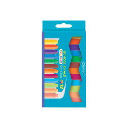 Táblakréta szögletes 12 db/doboz, Connect 12 klf szín Kréta Connect