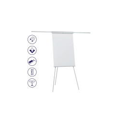 Flipchart tábla 68x105cm, mágneses X-tra Line Standard Plus  EL-FC22 Franken