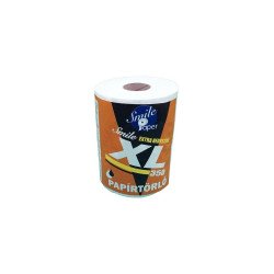 Kéztörlő papír nagy tekercses belsőmagos 350 lapos 2 rétegű 1 tekercs/csomag Smile XL Papírtörlők Smile