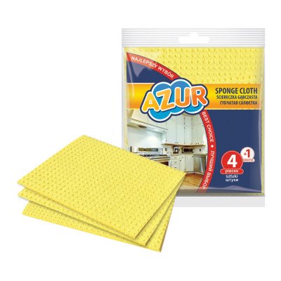 Mosogatókendő szivacsos 5 db/csomag Azur York_024060