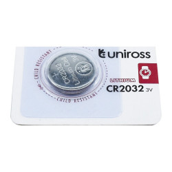 Gombelem CR2032 Uniross Elem, akkumulátor, töltő Egyéb