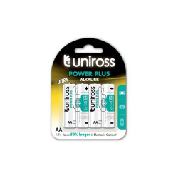 Elem AA ceruza LR6 tartós alkáli 4 db/csomag, Uniross Elem, akkumulátor, töltő Egyéb