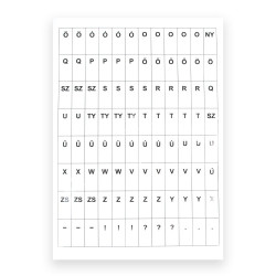 Betűkártya, szókártya készlet Iskolai készségfejlesztő Civis