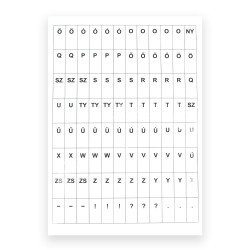 Betűkártya, szókártya készlet Iskolai készségfejlesztő Civis