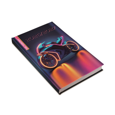 Diák zsebkönyv 125mmx205mm, fehér lapokkal 2026/2027 cross Realsystem