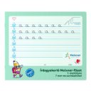 Füzet iskolai, 32lap, írás gyakorló 1.osztályos fekvő Süni Meixner