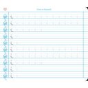 Füzet iskolai, 32lap, írás gyakorló előírt 1.osztályos fekvő Süni Meixner