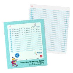 Füzet iskolai, 32lap, írás gyakorló 3. és 4.osztályos álló Süni Meixner Tűzött füzet Ico