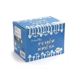 Táblakréta hengeres 100 db/doboz, fehér SchoolArt Kréta SchoolArt