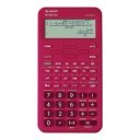 Számológép tudományos 420 funkciós 10+2 digites 4 soros napalemes Sharp ELW531TLBRD piros