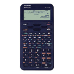 Számológép tudományos 420 funkciós 10+2 digites 4 soros napalemes Sharp ELW531TLBBL kék