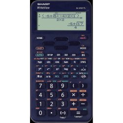 Számológép tudományos 420 funkciós 10+2 digites 4 soros napalemes Sharp ELW531TLBBL kék Számológép Sharp