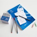 Kockatömb 8x8x6,5cm, ragasztás nélküli, Bluering® Extra fehér