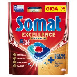 Mosogatógép tabletta 54 db/doboz 5 in 1 Somat Excellence Gépi mosogatás Somat