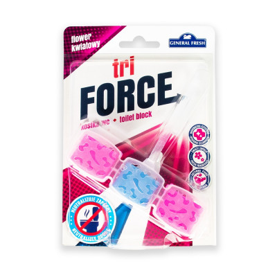 WC illatosító kosaras 45 g Tri Force virág