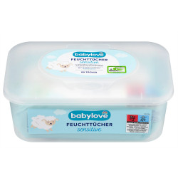 Nedves törlőkendő 80 lap/doboz Baby love sensitive Tisztító kendő Egyéb