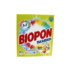 Mosópor 240 g (4 mosás) színes ruhákhoz Biopon Takarékos Color Mosóporok Biopon