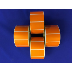 Etikett címke thermo, 25x45mm, tekercses, 1000 címke/tekercs narancs Etikett - címke Egyéb