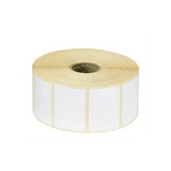 Etikett címke thermo, 38x43mm, tekercses, 1000 címke/tekercs fehér Etikett - címke Egyéb