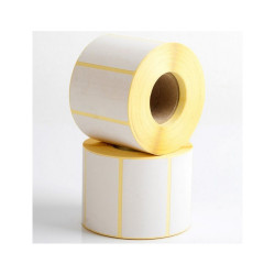 Etikett címke thermo, 40x80mm, tekercses, 1000 címke/tekercs fehér Etikett - címke Egyéb