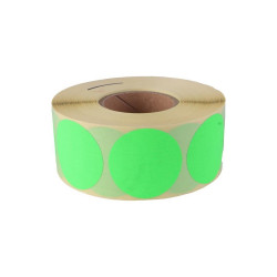 Etikett címke, 38mm, körcímke tekercses, akció felirattal 1000 címke/tekercs zöld Etikett - címke Egyéb