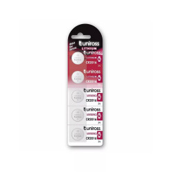 Gombelem CR2016 Uniross Elem, akkumulátor, töltő Uniross